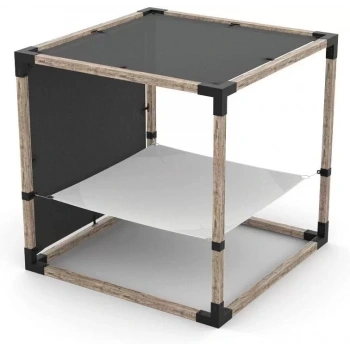 BAHÇE AHŞAP KAMELYA ÇARDAK YAPI SETİ METAL BAĞLANTI