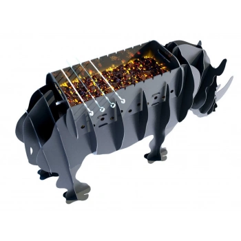 GERGEDAN FİGÜRLÜ BAHÇE MANGALI BARBEKÜ METAL KÖMÜRLÜ