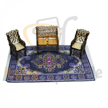 Minyatür Halı Dollhouse Dekorasyonu Mini Taban Halısı