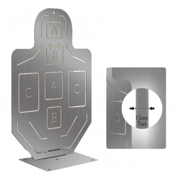 Airsoft BB Hedefi - Dayanıklı Metal Vurulabilir Hedef Sistemi