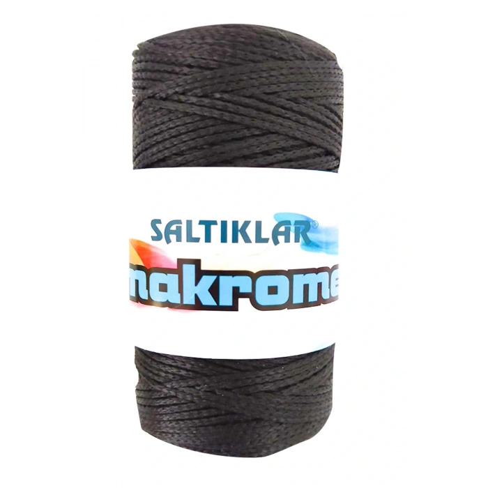 1 Adet Polyester Makrome İpi SYH Siyah 100 gr