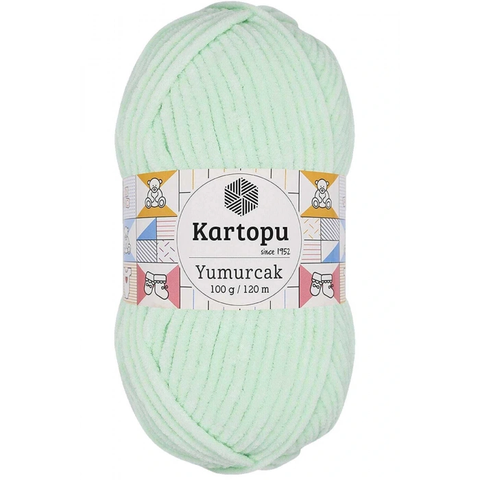 1 Adet Yumurcak Kadife El Örgü İpi Su Yeşili K560