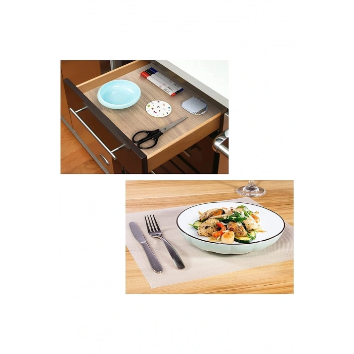 10 Metre Halı Kaydırmaz Şeffaf - Raf - Dolap Ve Torpido Örtüsü