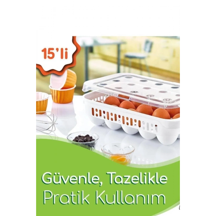 15 Bölmeli Yumurta Kabı Royaleks-AK680