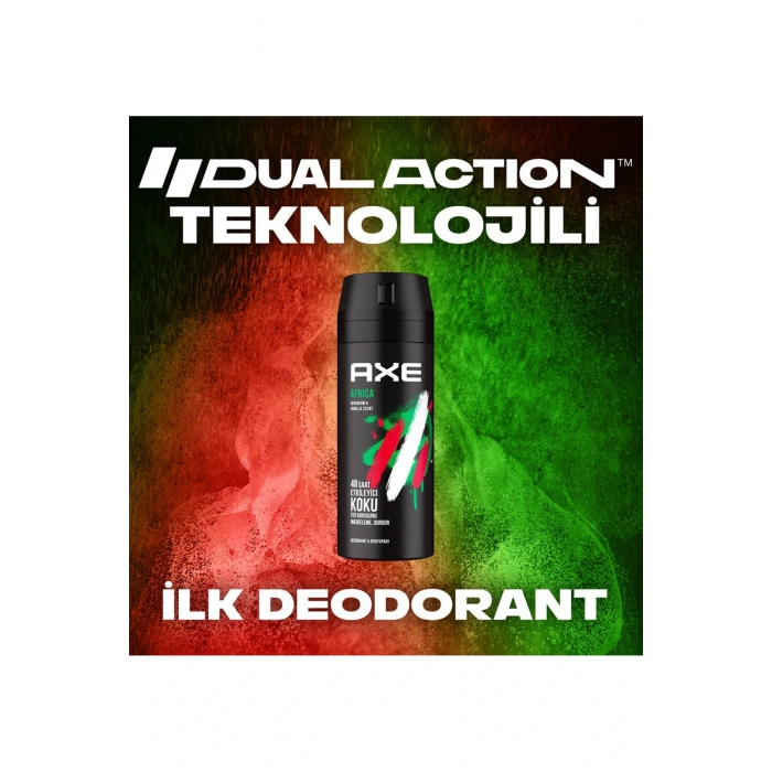 2 Adet Axe Africa Erkek Deodorant Sprey 150 ml