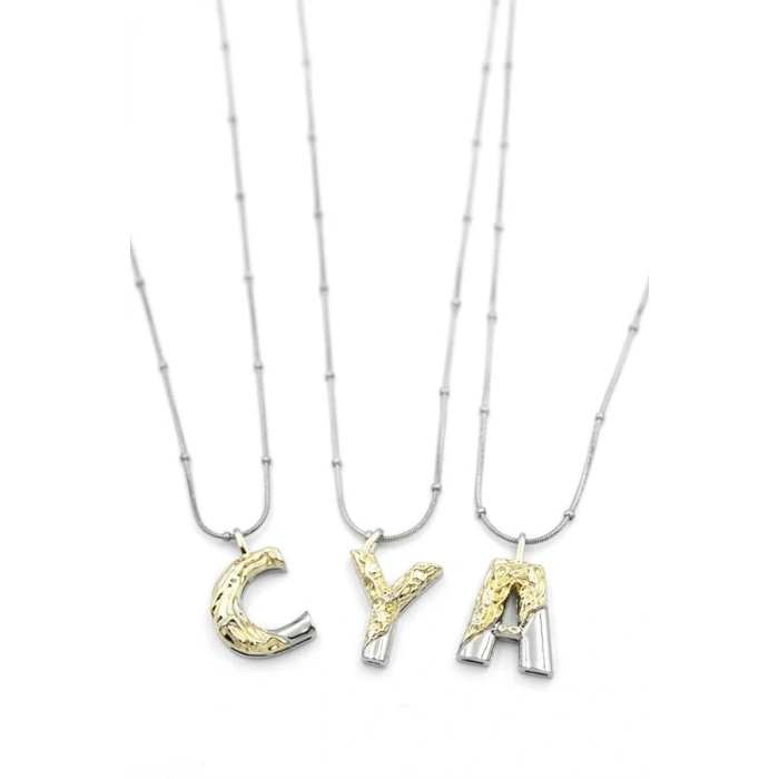 24lü Harf Kolye - Gümüş