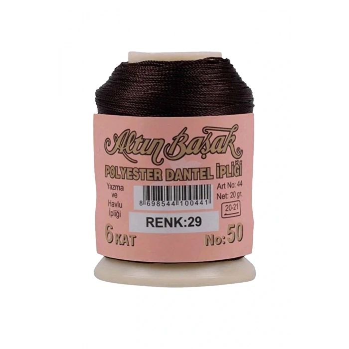 3 Adet Altınbaşak Oya ve Dantel İpi 20 gr - Royaleks - No: 029