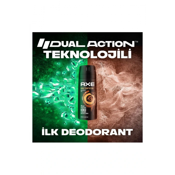 3 Adet Axe Dark Temptatıon Bay Parfüm Kofre 150 ml