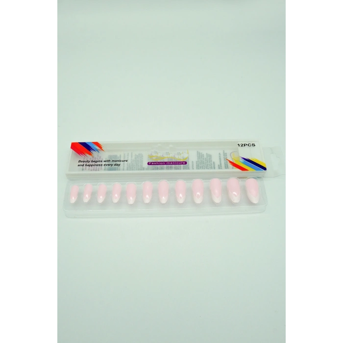 3 Renk Toplam 36 Adet Badem Tırnak Tak Ve Çık Kendinden Yapışkanlı Takma Tırnak