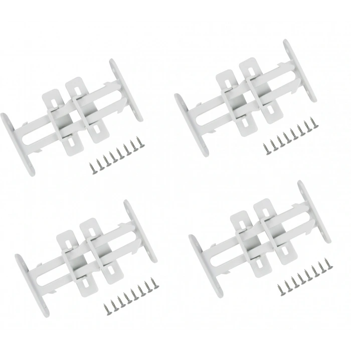4 Adet Bebek Çocuk Koruma Kilidi - Dolap Çekmece Kilidi Sürgülü Kilit