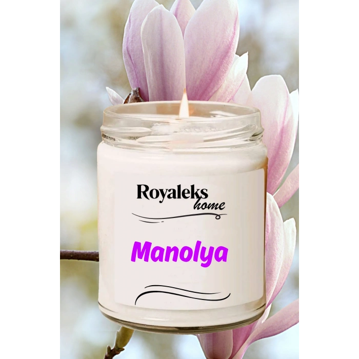 4 Adet Doğal Özel Seri Kokulu Dekoratif Kavanoz Mum 4X210 cc - Çiçek Seti - RYL