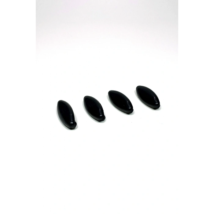 4 Adet Plastik Çengelli Eşarp Ve Şal İğnesi Siyah 4 cm