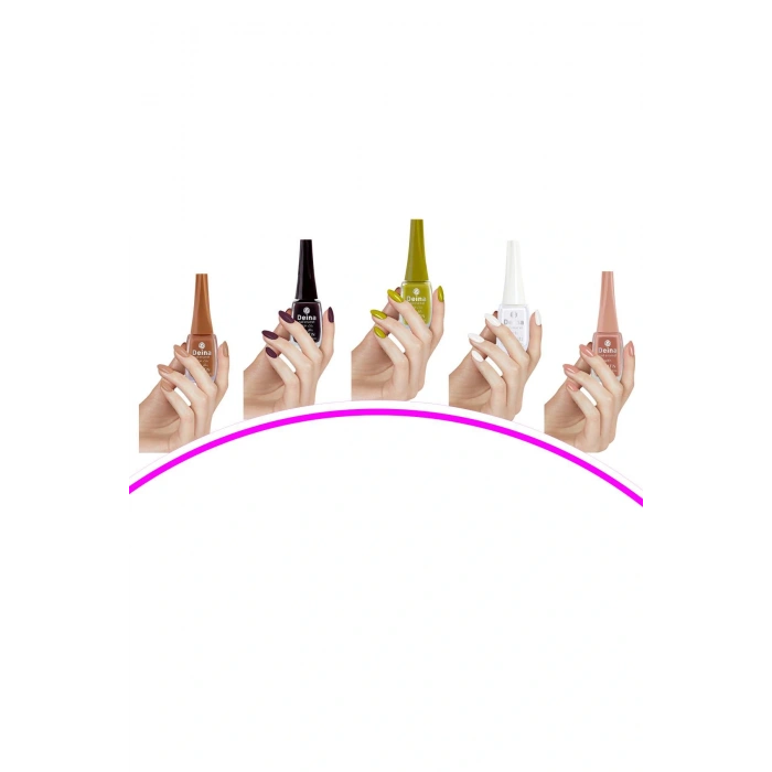 5 Adet Keratinli Besleyici Oje 14 ml SET9