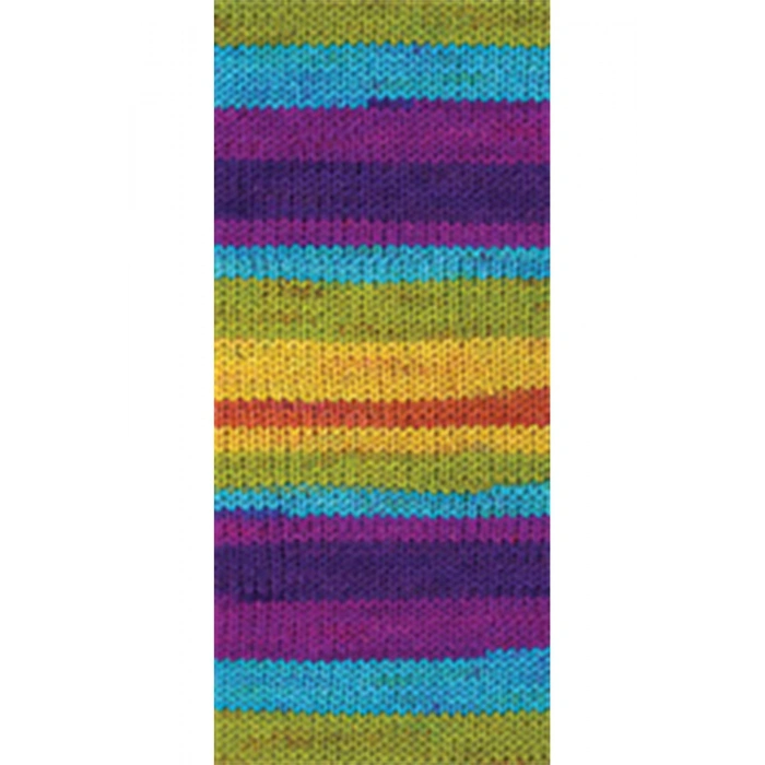 5 Adet Vega Stripe Premium Akrilik El Örgü İpi Yünü No: 82410