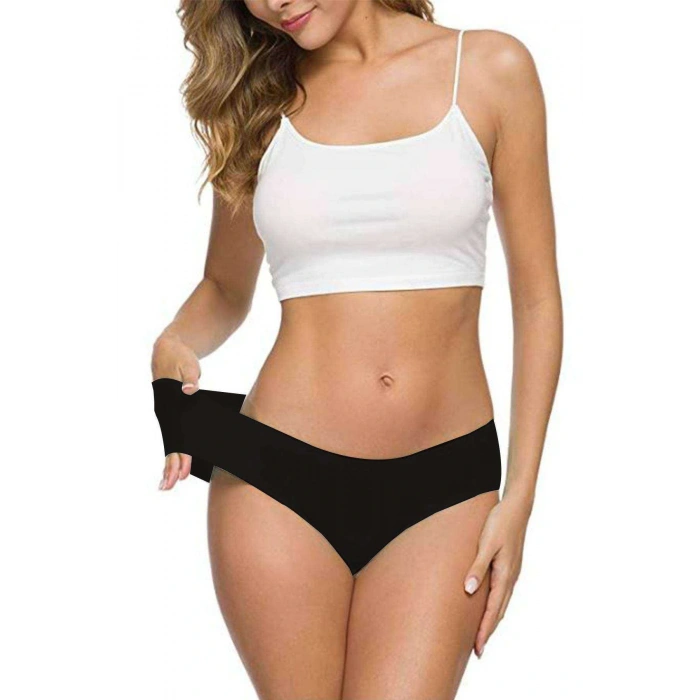 6 Adet Kadın Dikişsiz Lazer Kesim Esnek İz yapmayan Külot S2