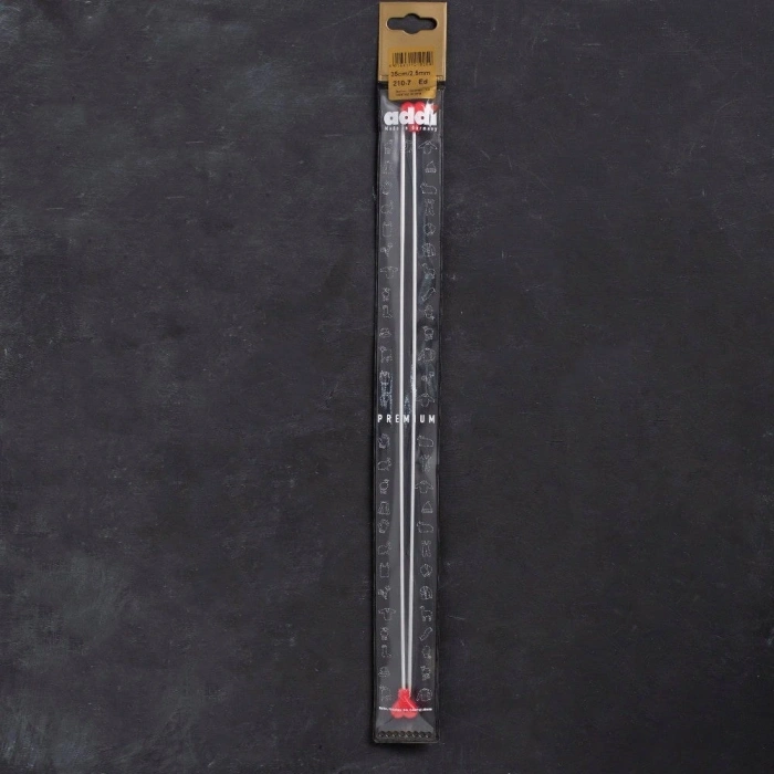 Addi 2,5mm 35cm Klasik Alüminyum Hızlı Örgü Şişi -