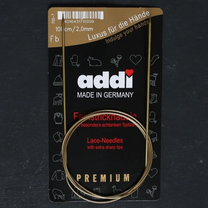 Addi 2mm 100cm Klasik Misinalı Dantel Şişi 755-7