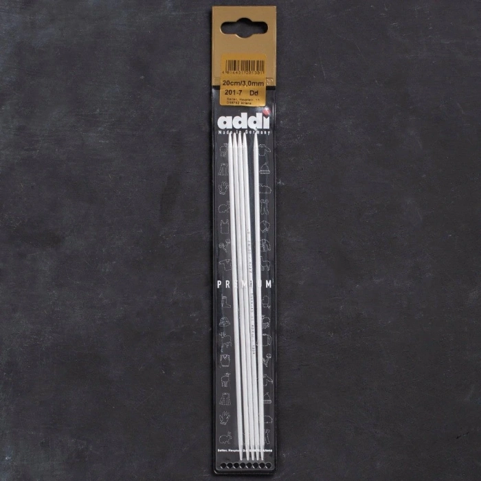 Addi 3mm 20cm 5 li Çorap Şişi 201-7