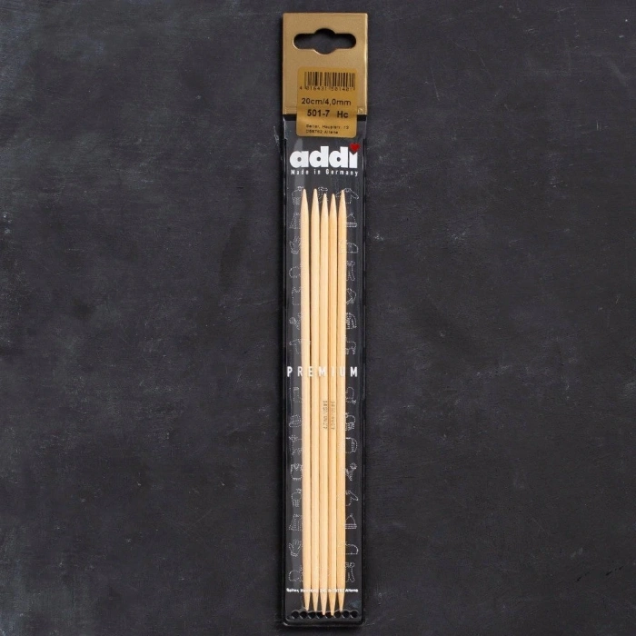 Addi Bambus 4mm 20cm Bambu Çorap Şişi - 501-7