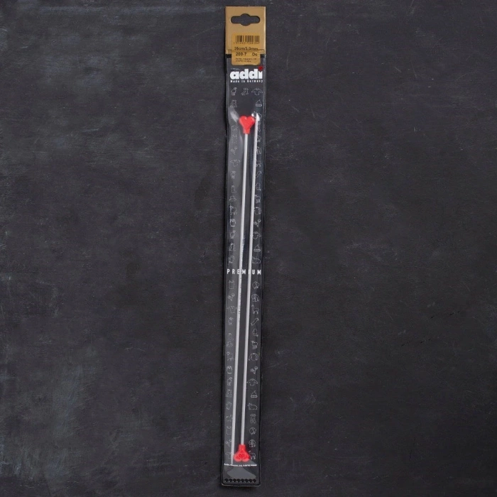 Addi Kalpli 3mm 35cm Klasik Alüminyum Örgü Şişi -