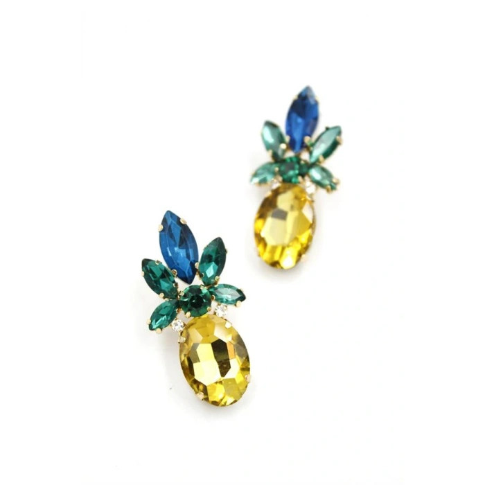 Ananas Küpe - Altın