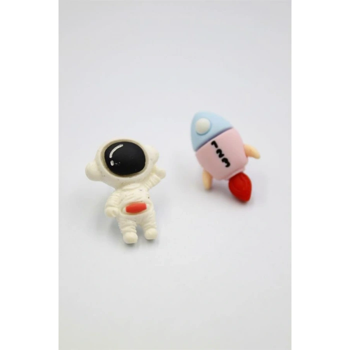 Astronot Hamur Küpe - ÇOK RENKLİ