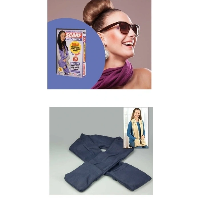 Atkı Termal Sıcak Kalmanızı Sağlayan Isıtıcılı Atkı