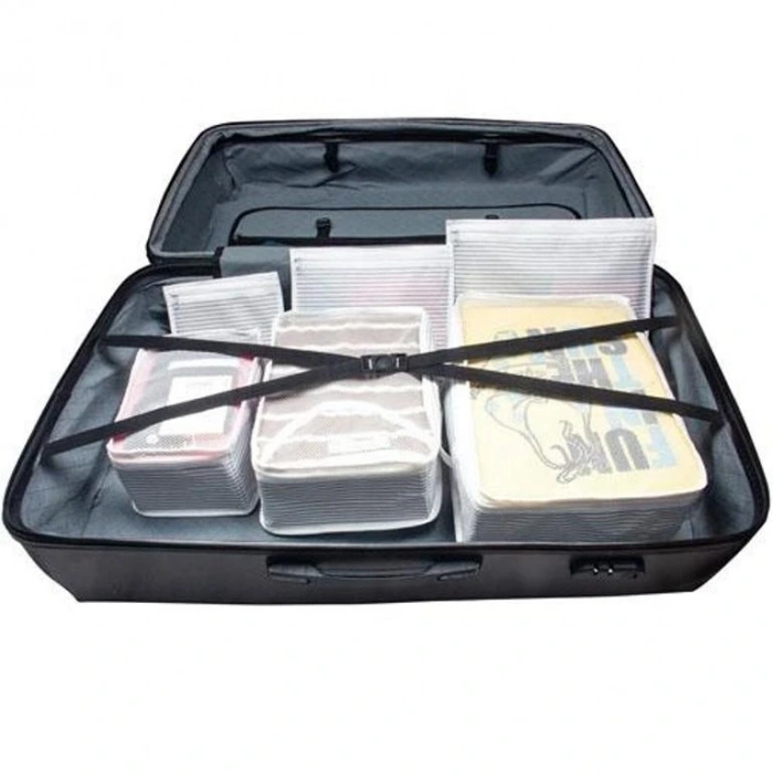 Bavul İçi Düzenleyici Valiz  Organizer 6 Lı Set - Çizgili