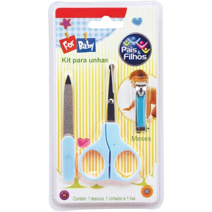 Bebek Tırnak Bakım Seti - Mavi