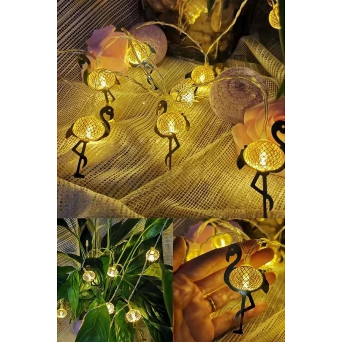 BUFFER® 2 Metre Pilli İnce Tel Led Işık Zinciri Parti Aydınlatma