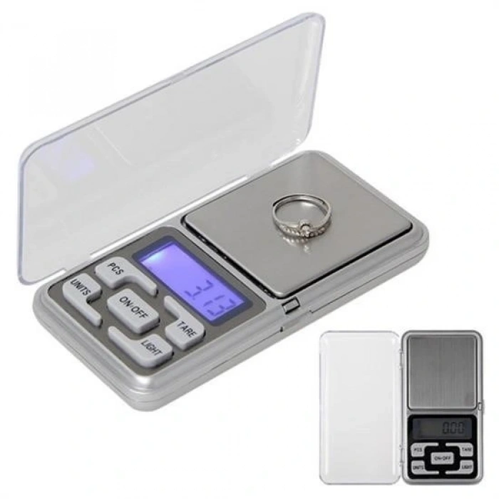 BUFFER® Dijital Hassas Elektronik Cep Terazi Tartı 500 Gr 001 Gr Hassasiyet