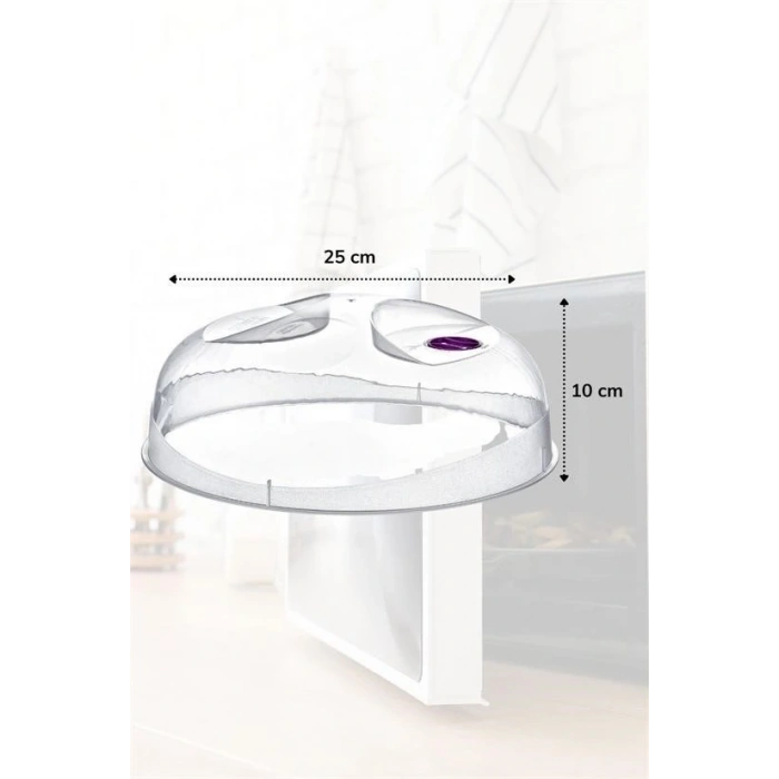 BUFFER® Mikrodalga Fırın Koruyucu Sızdırmaz Gıda Koruyucu Dayanıklı Yiyecek Isıtma Kapağı