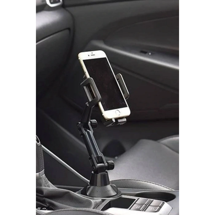 BUFFER® Teleskopik Araç Bardak Yerine Giren Telefon Tutucu