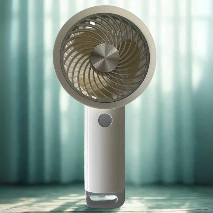 BUFFER®  USB ile Şarj Olabilen 3 Ayarlı Fan Modlu Çanta Tipi El Fanı