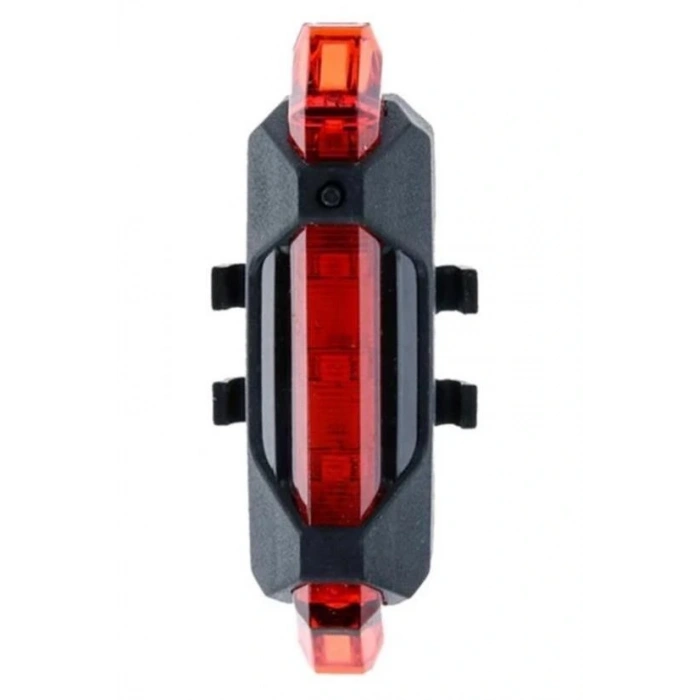 BUFFER® Usb Şarj Edilebilir Parlak Bisiklet Led Lamba Su Geçirmez Güvenlik Uyarı Arka Lamba Işığı