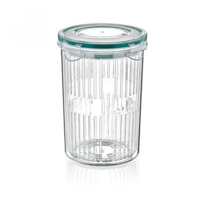 BUFFER® Zeytin Turşu Sebze Yıkama Kutusu Klipsli Kapaklı Saklama Kabı