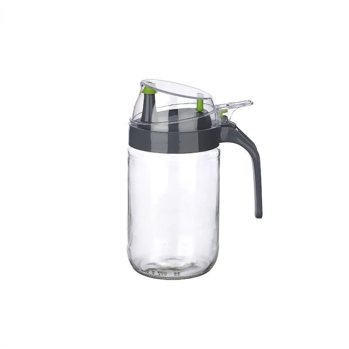 Cam Yağdanlık - Kulplu Sirkelik Sosluk 660ml