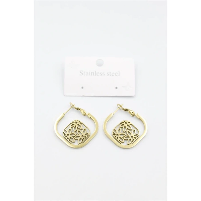 Çiçek Küpe - Altın