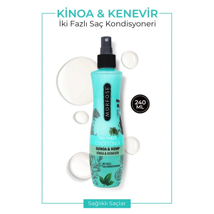 Çift Fazlı Kinoa & Kenevir Kondisyoner Fön Suyu 240 ML - mrfs