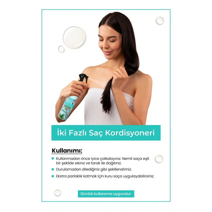 Çift Fazlı Kinoa & Kenevir Kondisyoner Fön Suyu 400 ML - mrfs