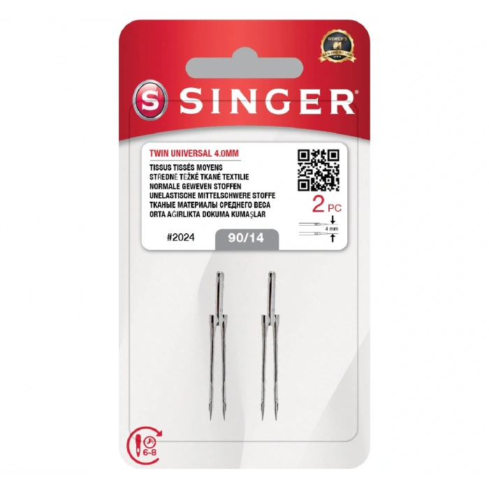 Çift İğne 4Mm. (2Li Blister/14 No.)