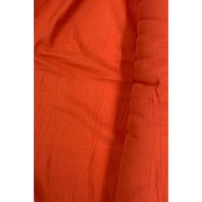 Çok Amaçlı Müslin Pamuklu Bebek Örtü ve Battaniye Kumaşı Müslin Bez Mercan 38