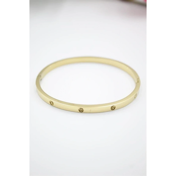 CRT Model Taşsız İnce  Bilezik - Altın