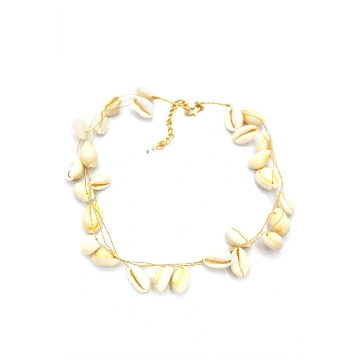 Deniz Kabuğu Kolye - Beyaz