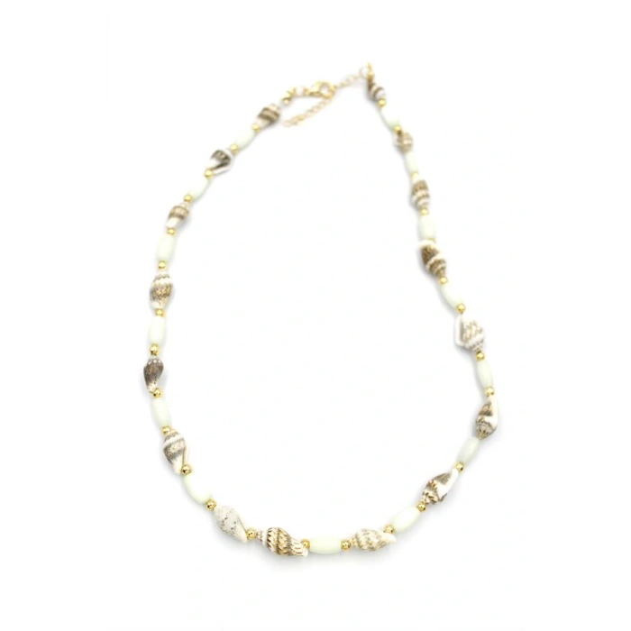 Deniz Kabuğu Kolye - Beyaz