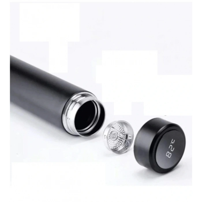 Dijital Sıcaklık Göstergeli Renkli Çelik Termos - 500 Ml