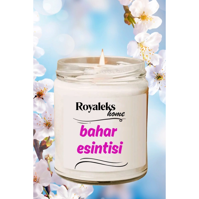 Doğal Özel Seri Kokulu Dekoratif Kavanoz Mum 210 cc - Bahar Esintisi - RYL