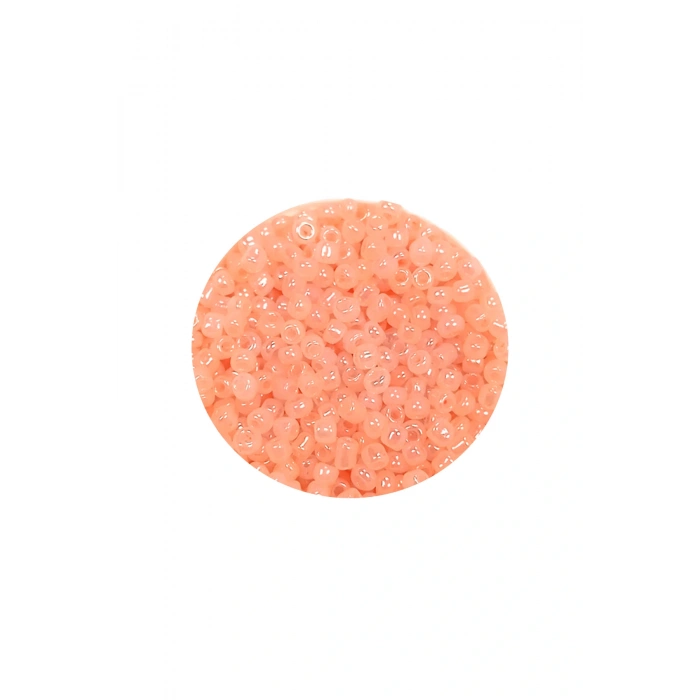 Dökme Cam Kum Boncuk (11/0) 2 mm - 20 Gram -  Pudra - BNC025