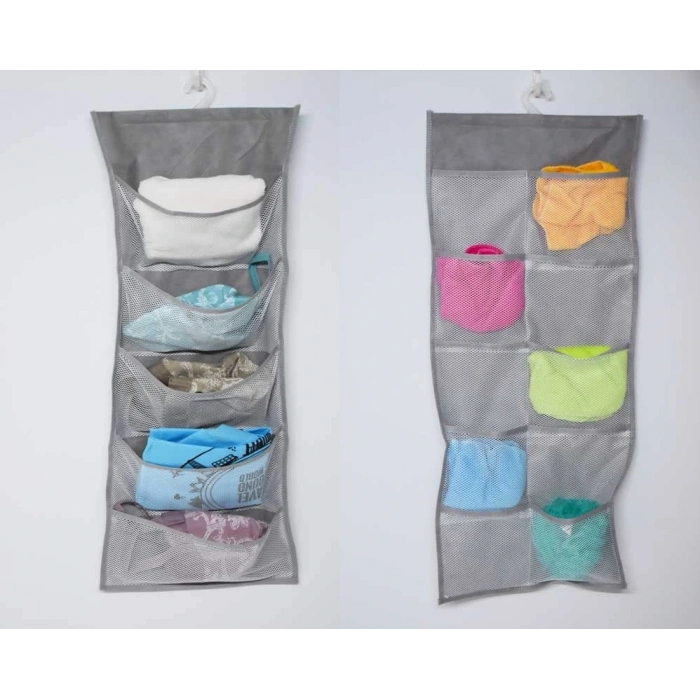 Dolap İçi Asılabilir İç Çamaşırı Dolap Düzenleyici - 15 Gözlü