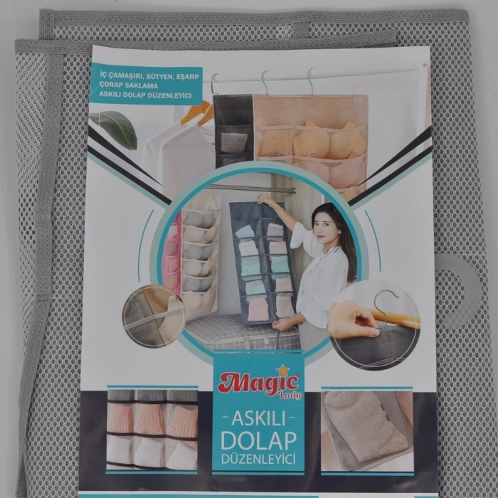 Dolap İçi Asılabilir İç Çamaşırı Dolap Düzenleyici - 15 Gözlü